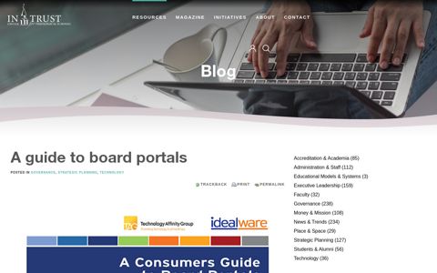 A guide to board portals | In Trust Blog