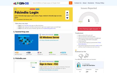 Fdcindia Login - A database full of login pages from all over ...