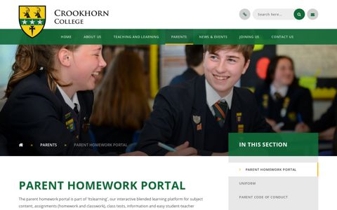 Parent Homework Portal - Crookhorn College