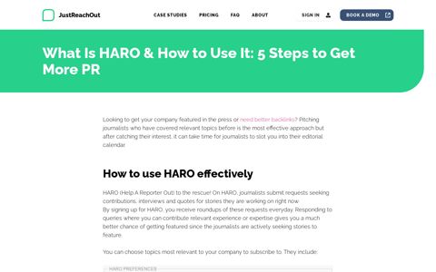 What Is HARO & How to Use It: 5 Steps to Get More PR