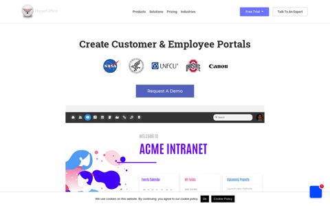 Create Employee Portals, Customer Portals | HyperOffice