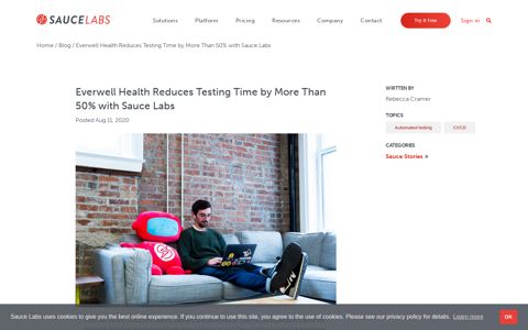 Everwell Health Reduces Testing Time by More ... - Sauce Labs