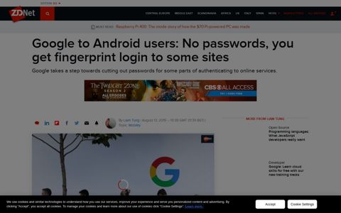 Google to Android users: No passwords, you get fingerprint ...