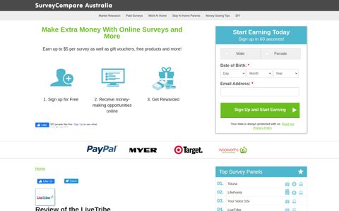 LiveTribe | 2015 Review | SurveyCompare Australia