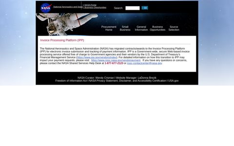 Invoice Processing Platform (IPP) - NASA JSC