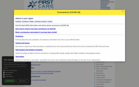 Online Services - FirstCare Practice