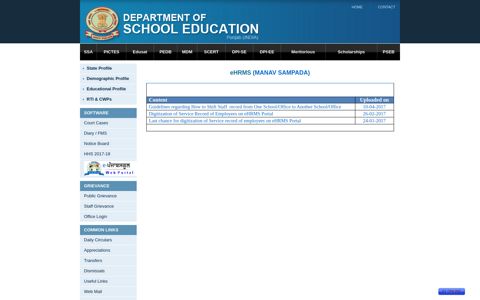 eHRMS - Department of School Education – Punjab (INDIA)