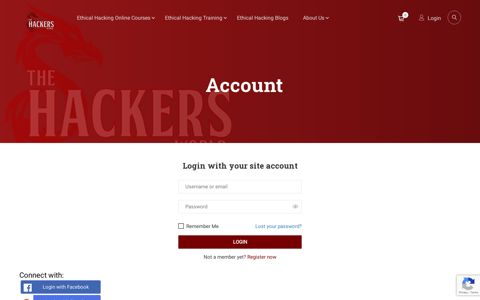 Login with your site account - The Hackers World