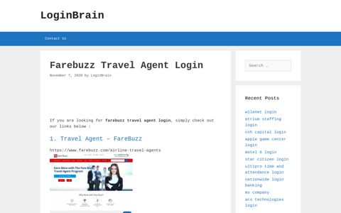 farebuzz travel agent login - LoginBrain
