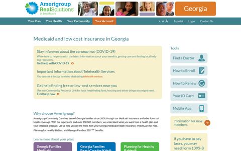 Georgia Medicaid Insurance and Coverage | Amerigroup ...