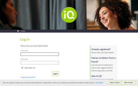 Log in - iQ Student Portal - iQ Student Accommodation