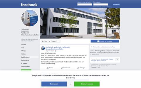 Hochschule Niederrhein Fachbereich ... - Facebook