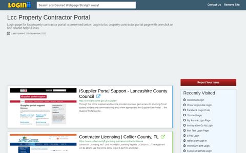 Lcc Property Contractor Portal - Loginii.com