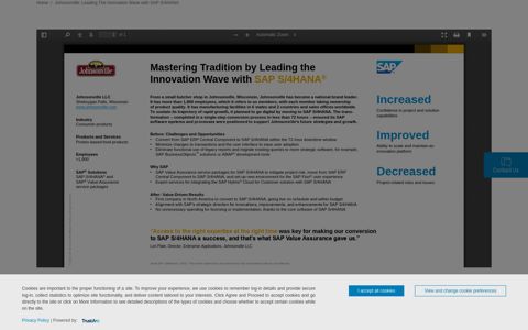 Johnsonville: Leading The Innovation Wave with SAP S/4HANA