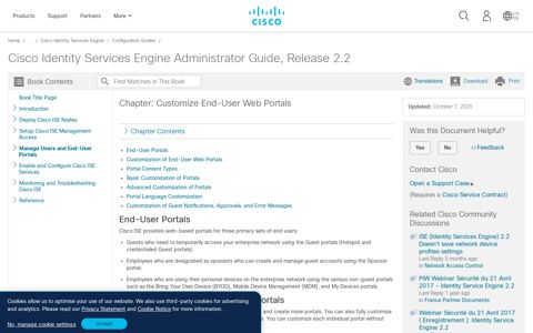 Customize End-User Web Portals - Cisco