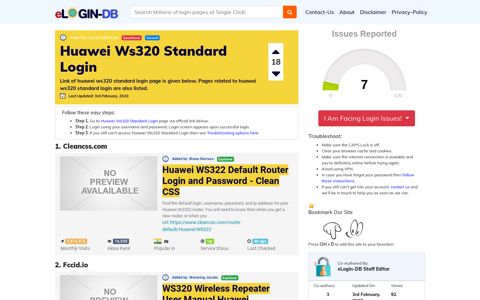 Huawei Ws320 Standard Login