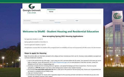 Georgia Gwinnett College - Welcome to SHaRE - Student ...