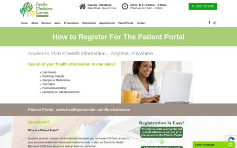 How to Register For The Patient Portal – Family Medicine Center