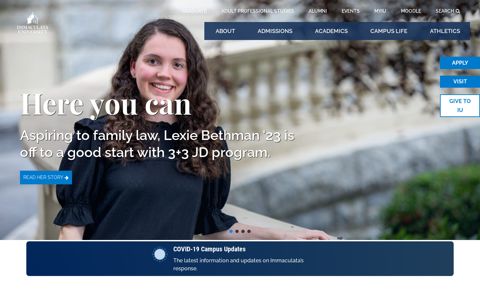 Immaculata University: Your Journey Starts Here