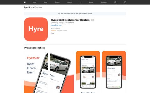 ‎HyreCar: Rideshare Car Rentals on the App Store