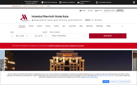 Hotel in Istanbul: Istanbul Marriott hotel, hotel near Istanbul ...
