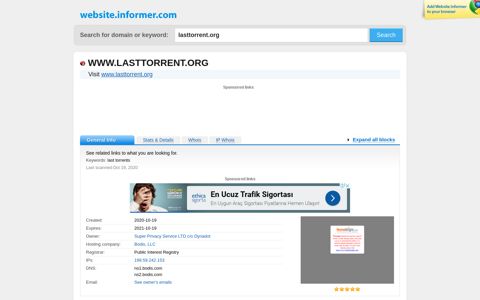 lasttorrent.org at WI. lasttorrent.org - Website Informer