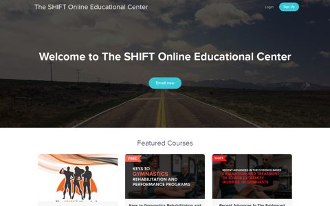 The SHIFT Online Educational Center: Home