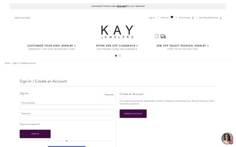 Login Page | Kay - Kay Jewelers
