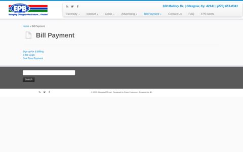 Bill Payment – GlasgowEPB.net