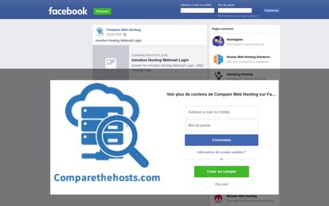 Inmotion Hosting Webmail Login - Compare Web Hosting | Facebook