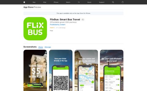 ‎FlixBus: Smart Bus Travel on the App Store