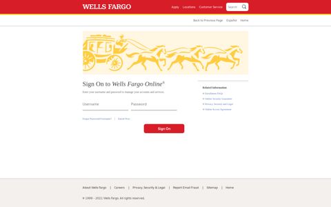 Bill Pay - Mobile Sign on | Wells Fargo