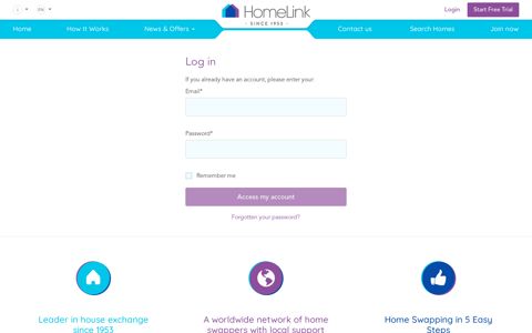 HomeLink Home Exchange. Holiday Home Swap