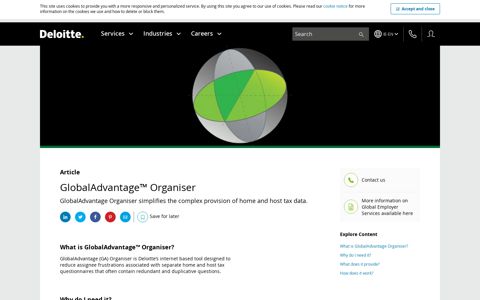 GlobalAdvantage™ Organiser | Deloitte Ireland | Tax