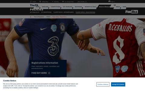 Player Status - Registrations - The Football Association