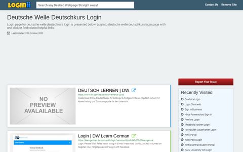 Deutsche Welle Deutschkurs Login - Loginii.com