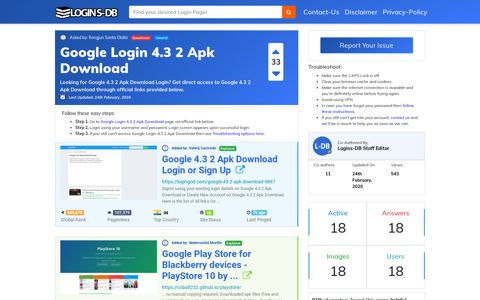 Google Login 4.3 2 Apk Download - Logins-DB