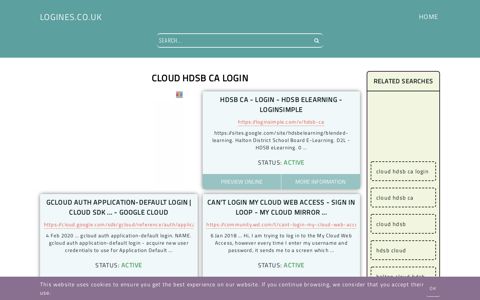 cloud hdsb ca login - General Information about Login