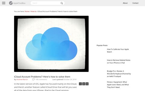 iCloud Account Problems? Here's how to solve them ...