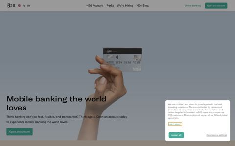 N26 - Mobile Banking the World Loves — N26 United States