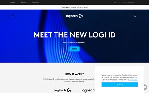 Logi ID - Access your Logitech and Logitech G Accounts