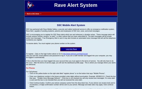 Rave Alert System