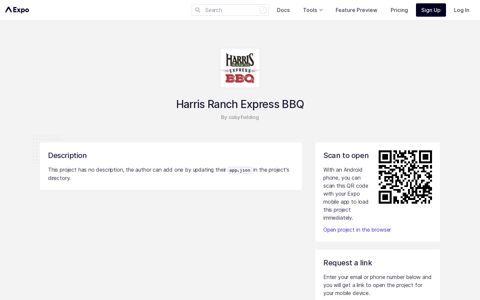 Harris Ranch Express BBQ on Expo