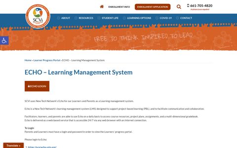 Learning Management System - SCVi, iLEAD's ... - ECHO