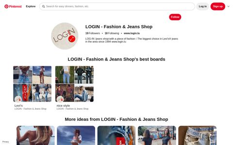 LOGIN - Fashion & Jeans Shop (LOGINLuxembourg) on ...