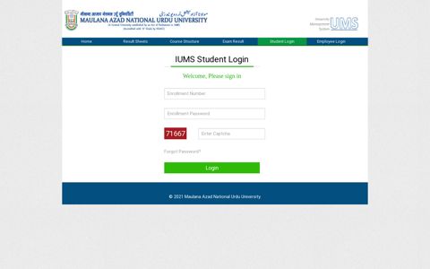 IUMS Student Login - Integrated University Management ...