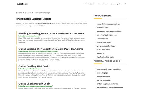 Everbank Online Login ❤️ One Click Access - iLoveLogin