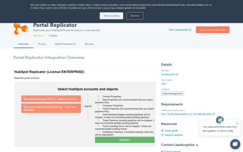 Portal Replicator HubSpot Integration | Connect Them Today