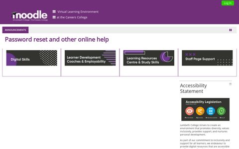 Lambeth College Learning Web