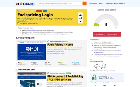 Fuelspricing Login - A database full of login pages from all ...